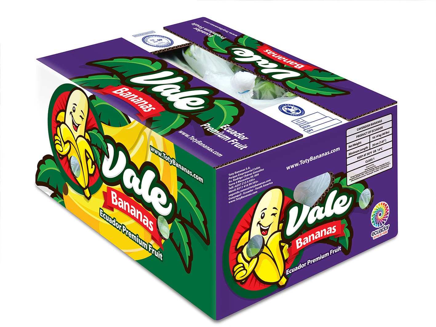 Vale Bananas export box